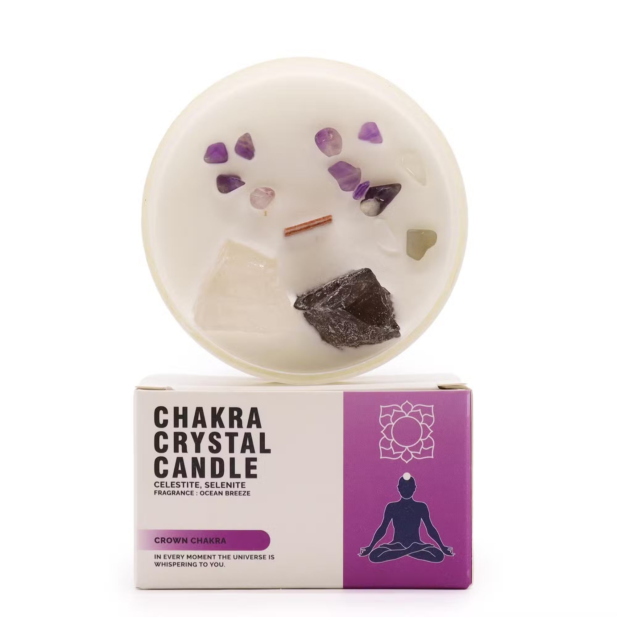 BOUGIE CHAKRA ÉVEIL DIVIN - Océan